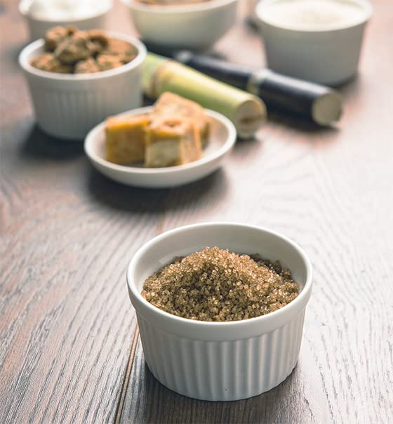 Unpretentious Demerara Sugar Raw First-Pressed Sugarcane Crystals For Drinks &amp Baking (1 Gallon)
