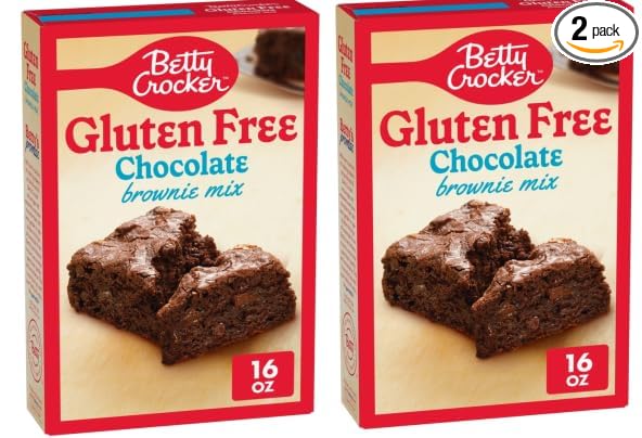 Generic Pack of 2 Gluten Free Chocolate Brownie Mix 16 oz