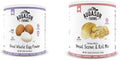 Augason Farms Dried Whole Egg Product 2 lbs 1 oz (Pack of 1) &amp Honey White Bread Scone &amp Roll Mix Emergency Food Storage #10 Can