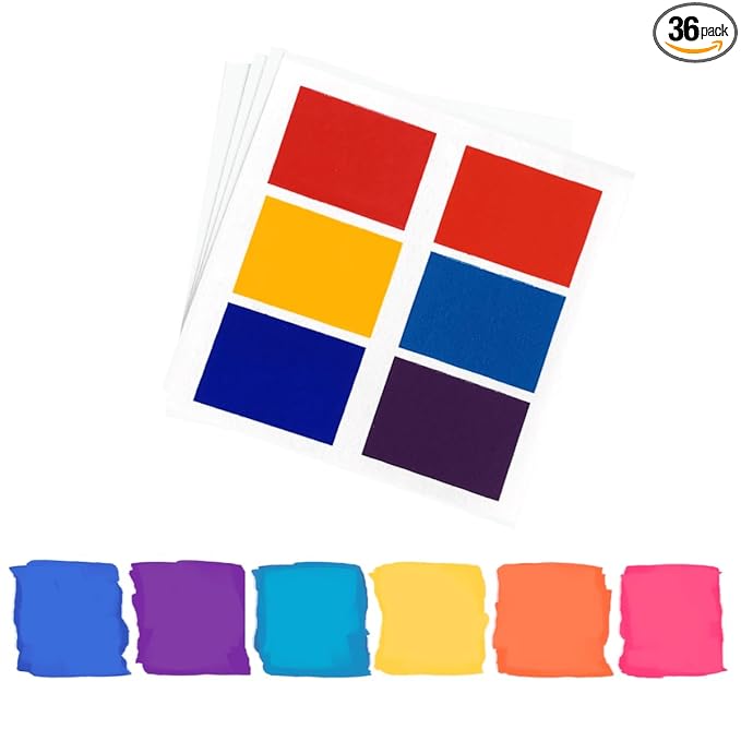 The Cookie Countess PYO Edible Paint Palettes 36 Pouch - Brights