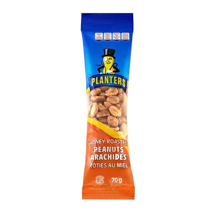 PLANTERS HONEY ROASTED PEANUTS 12 X 70 G