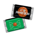 100ct Basketball Party Favors Wrappers for Miniatures Let the Madness Begin (100 Count) - Green - Candy Not Included