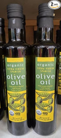 Trader Joe Organic Extra Virgin Spanish Olive Oil 16.9fl oz 500ml (Two Bottles)