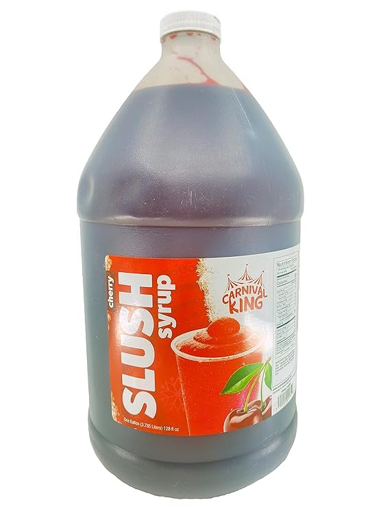 TableTop Variety Pack 1 Gallon Cherry 1 Gallon Blue Raspberry Slushy Syrup