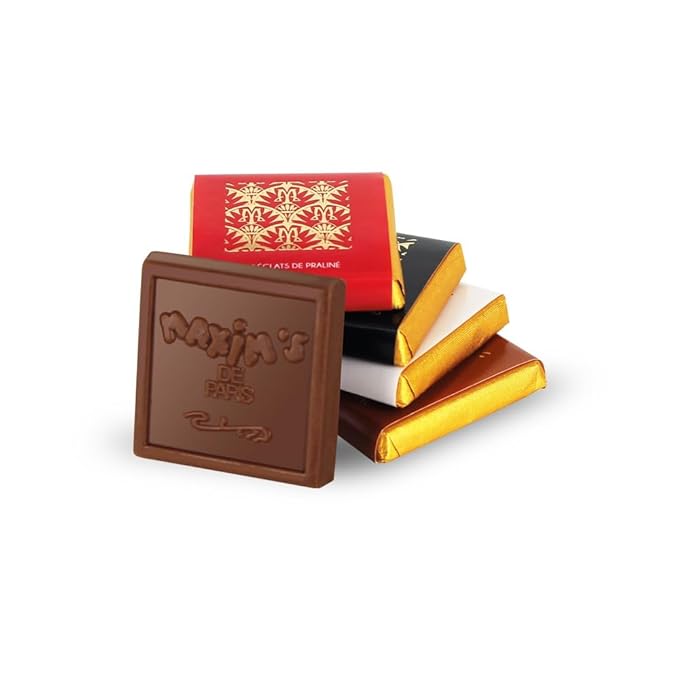 Maxim's de Paris - Square Tin of 50 chocolate squares