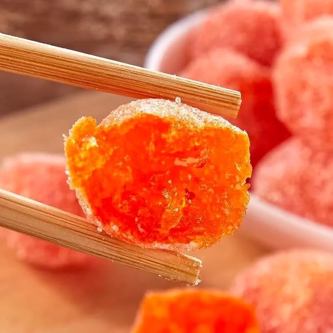 Rock Sugar Kumquats【17.74OZ/Can】Natural Fresh Fruit SnacksHealthy Preserved Fruit SnacksDim SumDelicious Classic Chinese Snack GiftsDried Mixed Fruits (1canSweet kumquat)