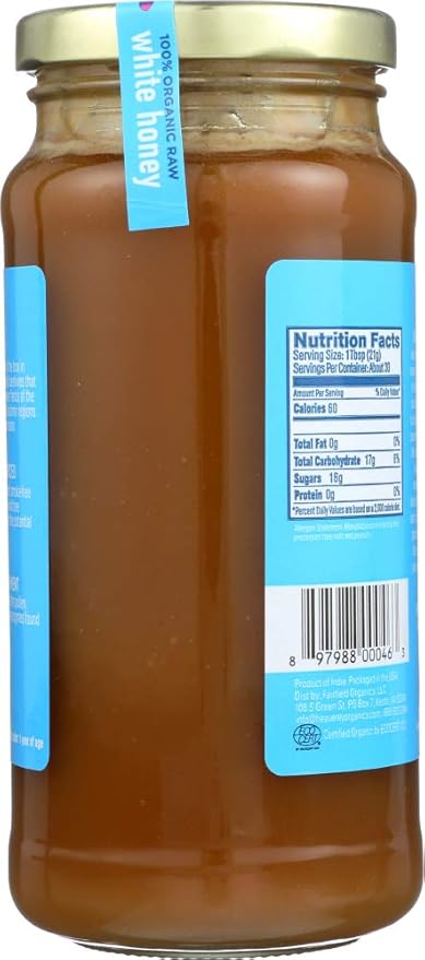 HEAVENLY ORGANICS HONEY OG1 WHITE Size - 22 Ounce Pack of 6