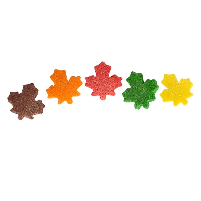Thanksgiving Sprinkles - 1.7 Pounds - Fall Leaf Sprinkles for Baking - Autumn Leaf Shapes - Toppings for Cupcakes Cookies Cake Decorating