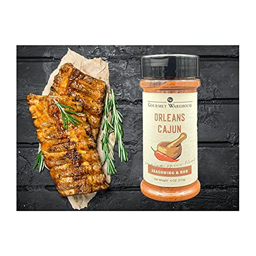 Gourmet Warehouse Orleans Cajun Spice Rub 4 ozs 3 Pack - Gluten Free No MSG No HFCS