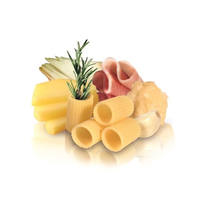 De Cecco Semonlina Pasta Mezzi Rigatoni No.26 5 Pound (Pack of 4)