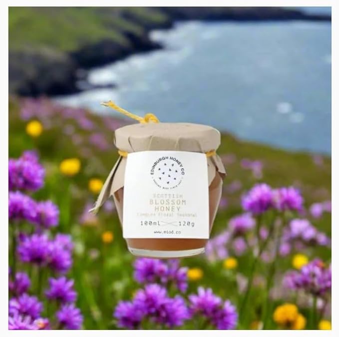 Edinburgh Honey Co. Set of 2 Jars Scottish Blossom Honey 100 ml Each