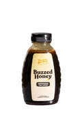 Buzzed Honey - Raw Unfiltered Honey with Natural Green Tea Caffeine Caffeinated Honey Sweetener for Coffee Tea Smoothies &amp Workouts Clean Energy Boost 4 Ingredients16 oz (32 Servings)