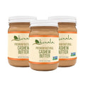 Kevala Cashew Butter - 3Pack Spreadable Cream for Sandwiches with no Additives Premium Natural Spread for Toast and Pancakes Nutritious Addition to Breakfast and Healthy Snacks Glass Jar 12 oz