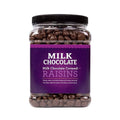 Milk Chocolate Covered Raisins Dried 50 oz Natural Made in USA (1 Pack)