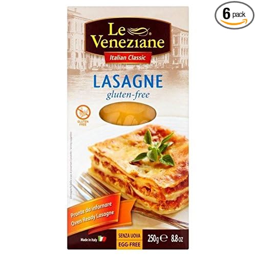 Le Veneziane Gluten Free Lasagne Sheets 250g - Pack of 6