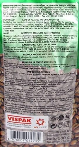 Vispak Zlatna Dzezva Ground Coffee Regular Coffee 907g