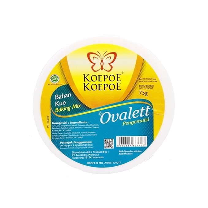 Koepoe Koepoe Bahan Kue Baiking Mix series Ovalett 75g (Pack of 1)