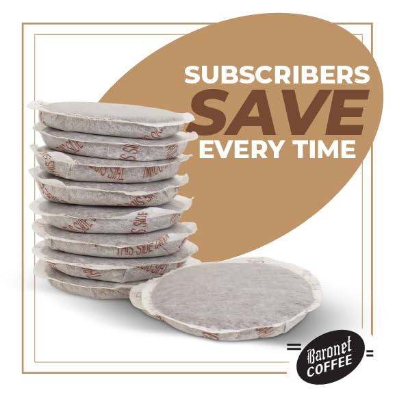 Baronet Coffee Pods [100% Colombian - 54 Pods] Single Cup Use for Senseo Coffee Machine - 3 Bags of 18 Single Serve 8 Gram Regular Strength Medium Roast [100% Colombian]