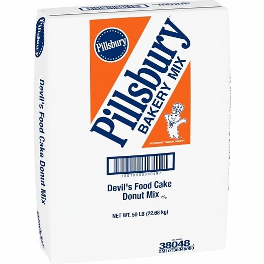 Pillsbury Cake Donut Mix Bulk Sack Devil's Food Cake 50 lb