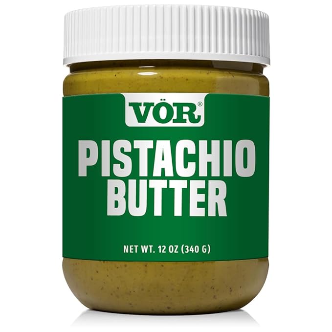 Vör Pistachio Butter (12oz) | 100% Pure Pistachio Paste | Rich &amp Nutty Filling for Knafeh Dubai Chocolate Bars