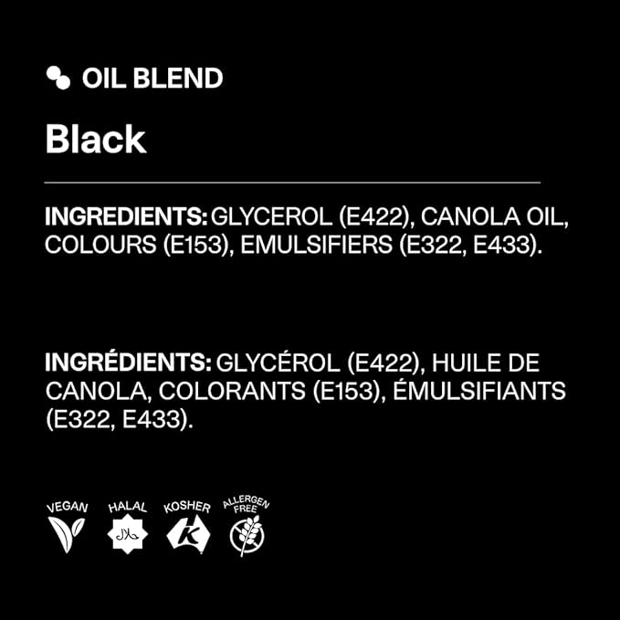 Colour Mill Oil-Based Food Coloring 100 Milliliters Black