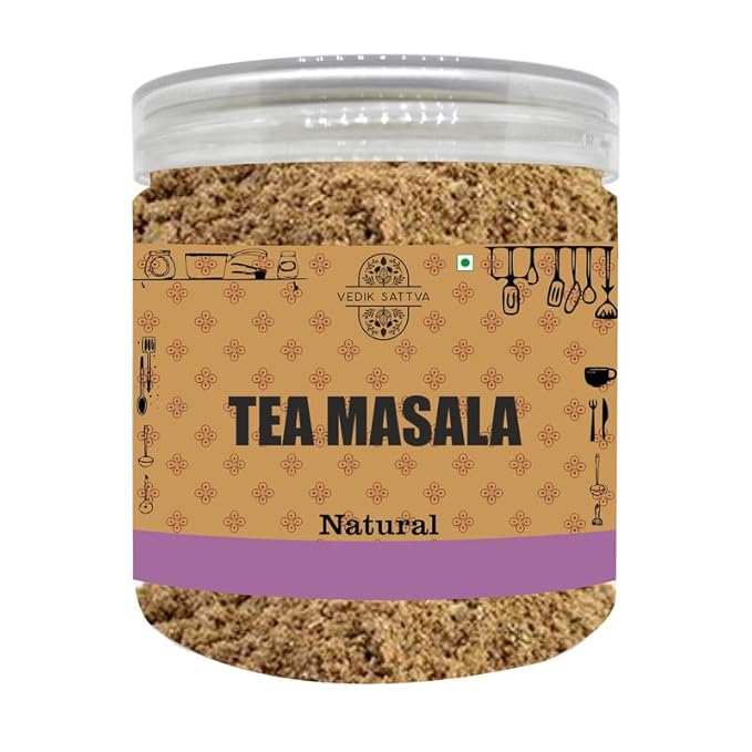 Vedik Sattva Natural Tea Masala 7.05 OZ / 200 GM | Pack Of 1 Box