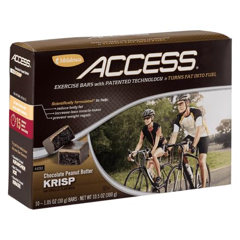 Access Exercise Bars - Chocolate Peanut Butter Krisp - 10 Bars