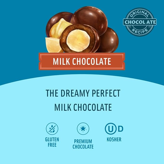 Mauna Loa Premium Hawaiian Chocolate Covered Macadamia Nuts Milk Chocolate Cocoa Dusted 8 Oz Bag (Pack of 1)