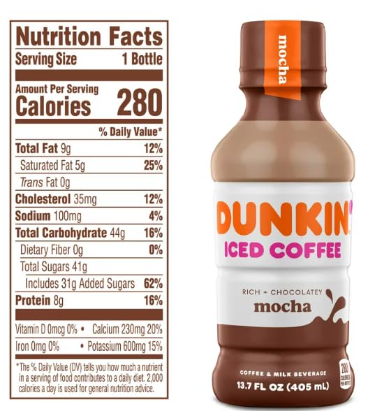 Mocha Original Iced Bottled Coffee Drink 13.7 fl oz + King Combos QR Code and (3 Bottles of Mocha Chocolate Flavor)