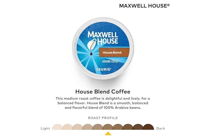 Maxwell House Blend Coffee 36 K-Cups (Ships in Retail Packaging as Shown)