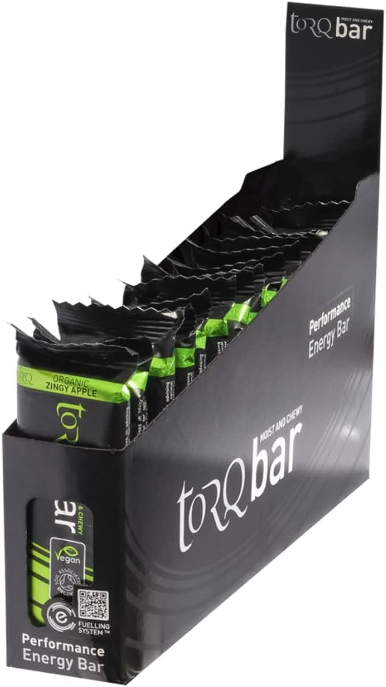TORQ Organic Energy Bar - Zingy Apple - Box of 15