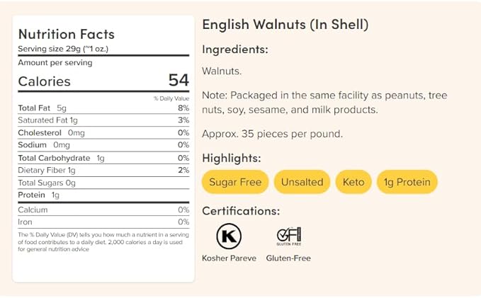 Nuts.com Whole Walnuts 2lb Pecans and Oregon Hazelnuts in Shell 1lb - Gourmet Freshly Harvested Non-GMO for Cooking Baking and Snacking