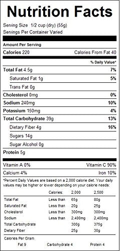 Instant Flavored Oatmeal - 2.5 Lb Tub (Maple Brown Sugar)