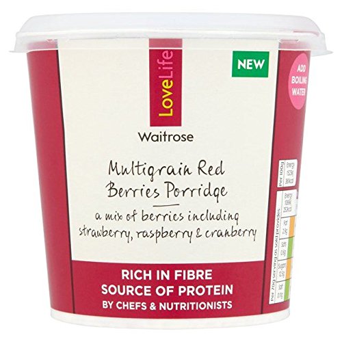 Waitrose Multigrain Red Berry Porridge Pot 70g