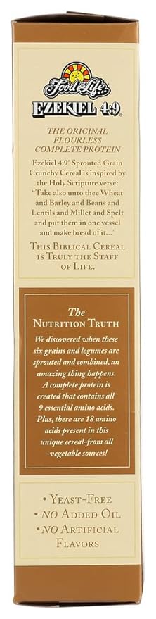 FOOD FOR LIFE CEREAL EZKL ALMOND ORG 16 OZ PK- 6