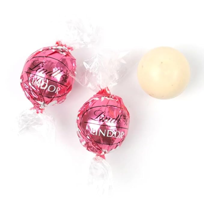 54pcs Pink Candy Strawberries &amp Cream Truffles (24oz Bag)