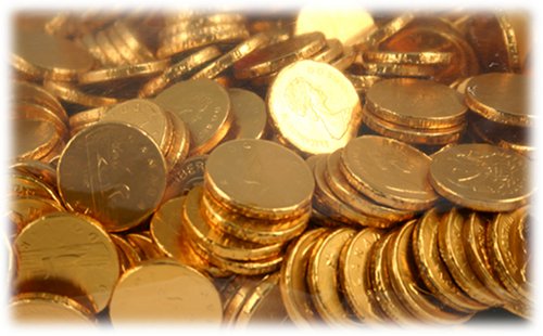 Bulk Gold Chocolate Coins
