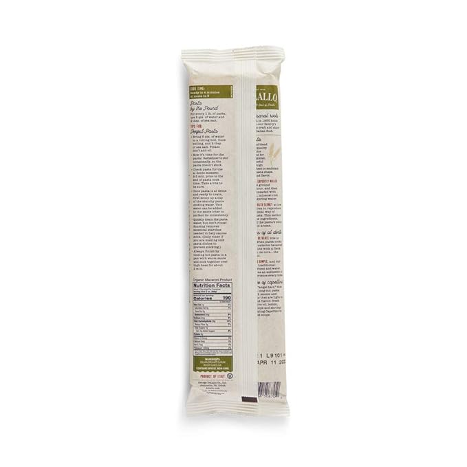 Delallo Organic Capellini 16 Ounce
