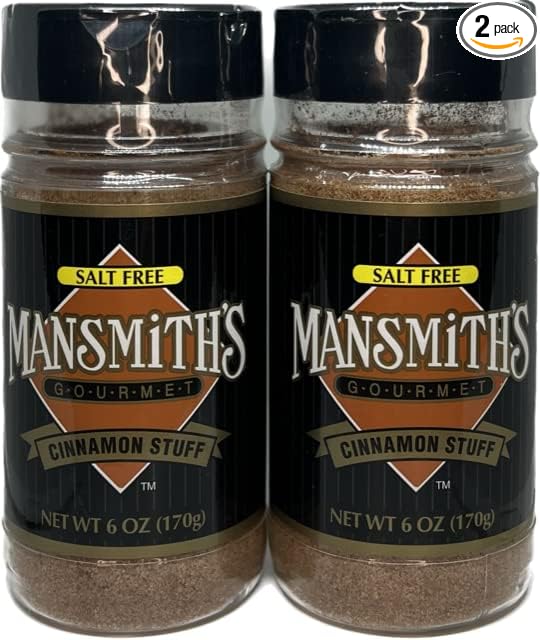 Mansmith's Cinnamon Stuff Salt Free 6oz. Twin Pack