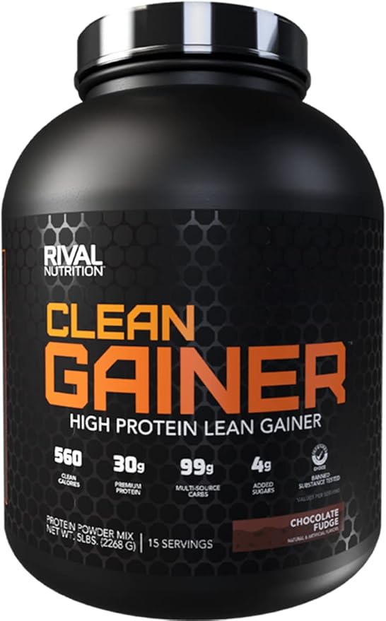 Rival Nutrition Clean Gainer- Chocolate Fudge 5lbs.