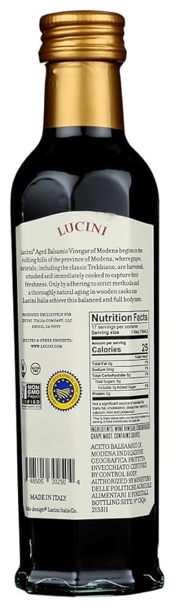 Lucini Italia Gran Riserva Balsamic Vinegar 12x 8.5 Oz
