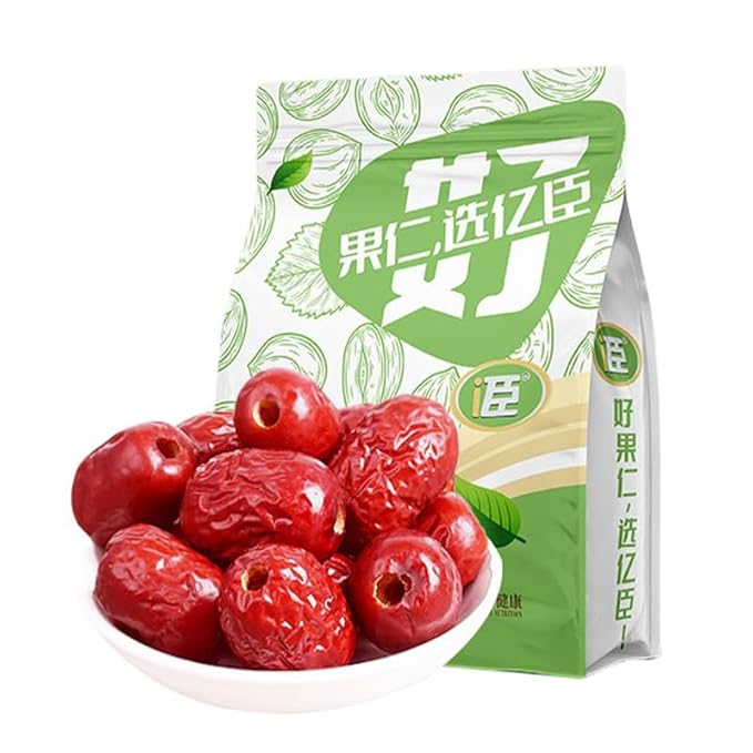 Pitted &amp Peeled Premium Dates 500g Wash-Free Jujube Natural Sweet &amp Plump 0 Additives (Pitted Dates500g)