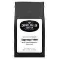 Carmel Valley Coffee Roasting Espresso 1940 – Organic Medium Roast Africa Central &amp South America - Notes of Dried Berries Toasted Nuts &amp Baker’s Chocolate Whole Bean Coffee 12 Oz Bag