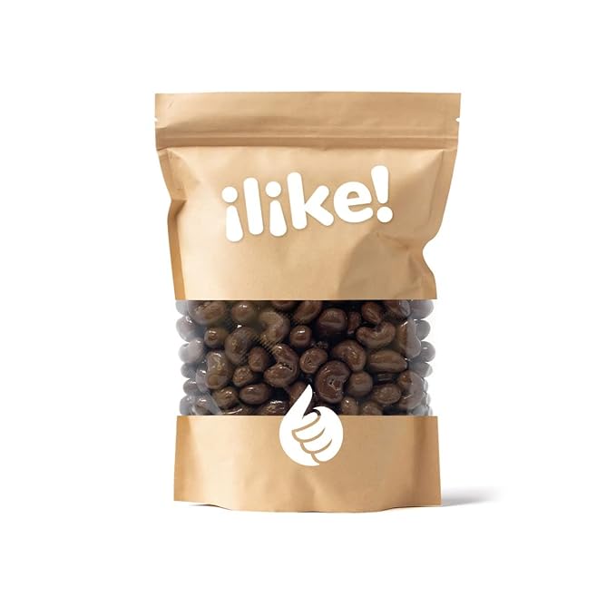 Dark Chocolate Covered Cashews Candy 2-Pound Bag