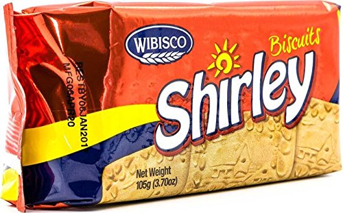 Wibisco Shirley Biscuits Original 3.7 oz (Pack of 24)