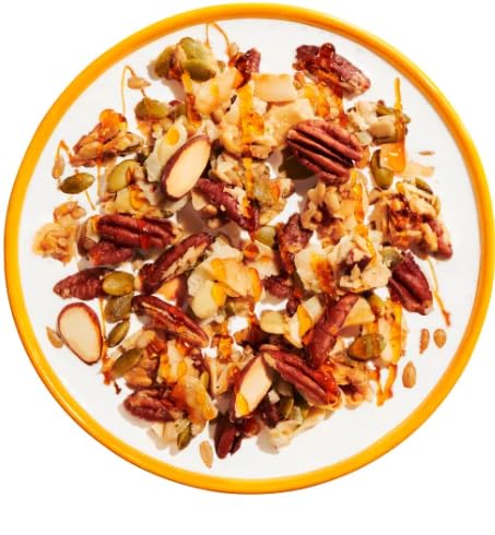 Nutrail Nut Granola Cereal Honey Nut Sweet &amp Crunchy Naturally Flavored Gluten Free Grain Free Keto Certified Low Carb Healthy Breakfast Cereal (2 Pack of 22 Oz)