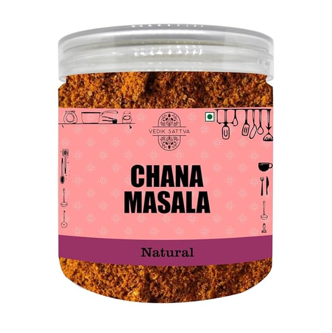 Vedik Sattva Natural Chana Masala 7.05 OZ / 200 GM | Pack Of 1 Box
