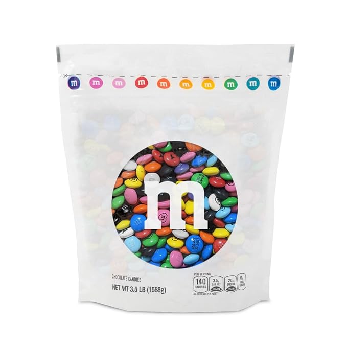 M&ampM’S World Pride Milk Chocolate Candy 2 lbs Bulk Multi-Colored M&ampM'S Printed with Love is Love Icons for Pride Party Décor Pride Celebrations &amp Parades