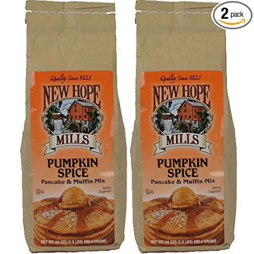 New Hope Mills Pumpkin Spice Pancake &amp Muffin Mix - 24 oz - Kosher(Dairy) - 2 Pack