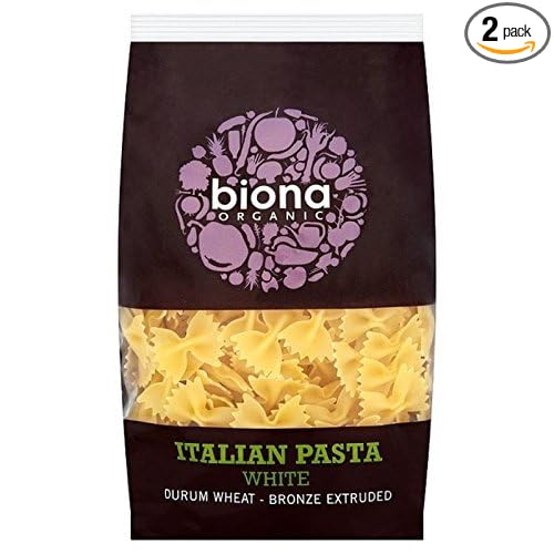 Biona Organic Italian White Pasta 500g - Pack of 2
